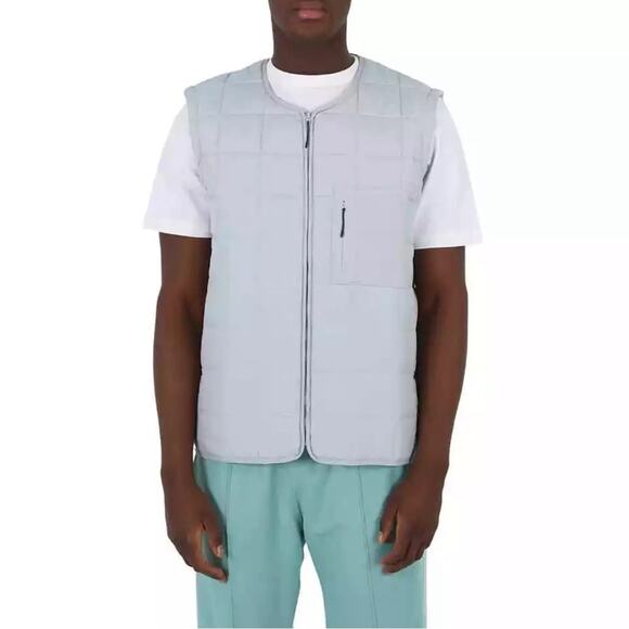 Rains Silver Gray Quilted Liner Vest XL Waterproof Rainproof Jacket Puffer Pad - Picture 2 of 16